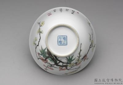 图片[3]-Bowl with plum and bamboo in falangcai painted enamels, Qing dynasty, Yongzheng reign 1723-1735-China Archive